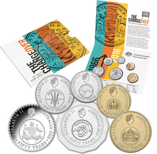 2016 Australia Mint Set (The Change Over)